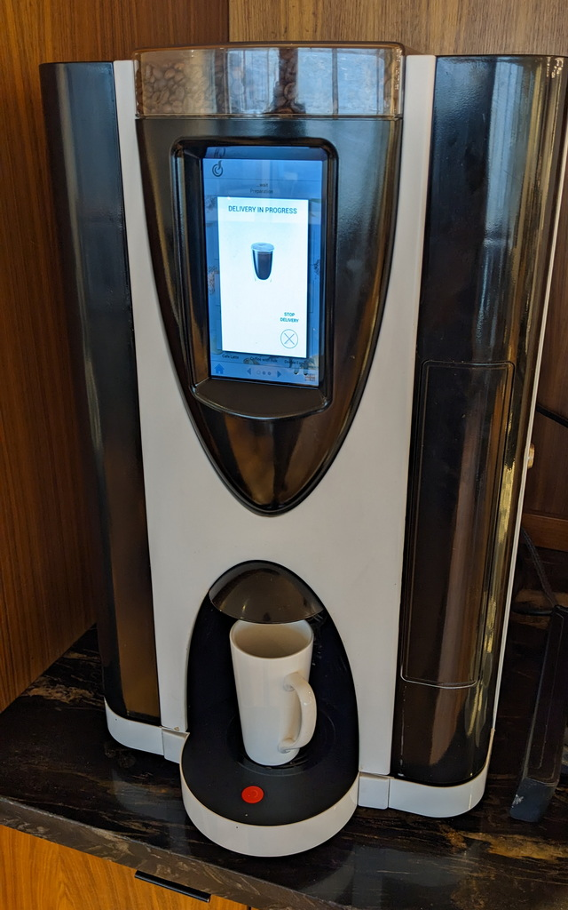 self-serve coffee machine