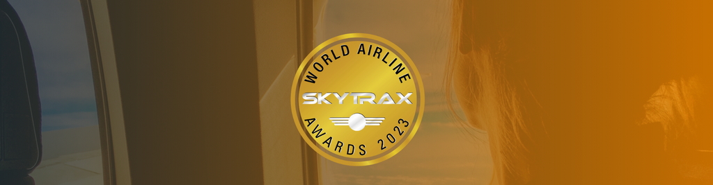 SKYTRAX 2023 Award logo.