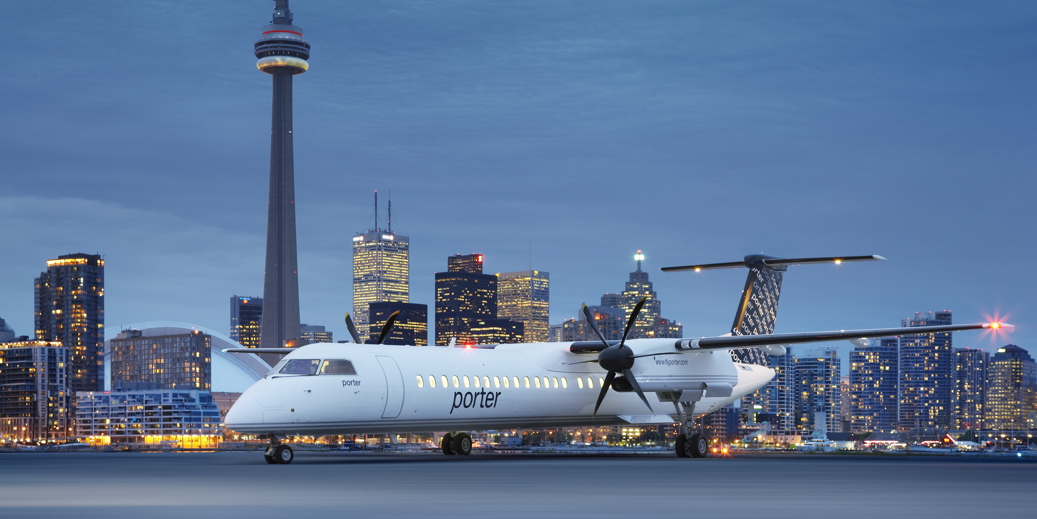 Porter Airlines at Toronto City Airport