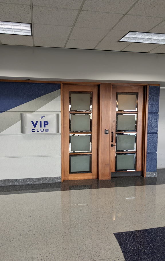 front entrance to VIA VIP club.