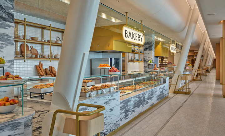 bakery area, with walk-up service.