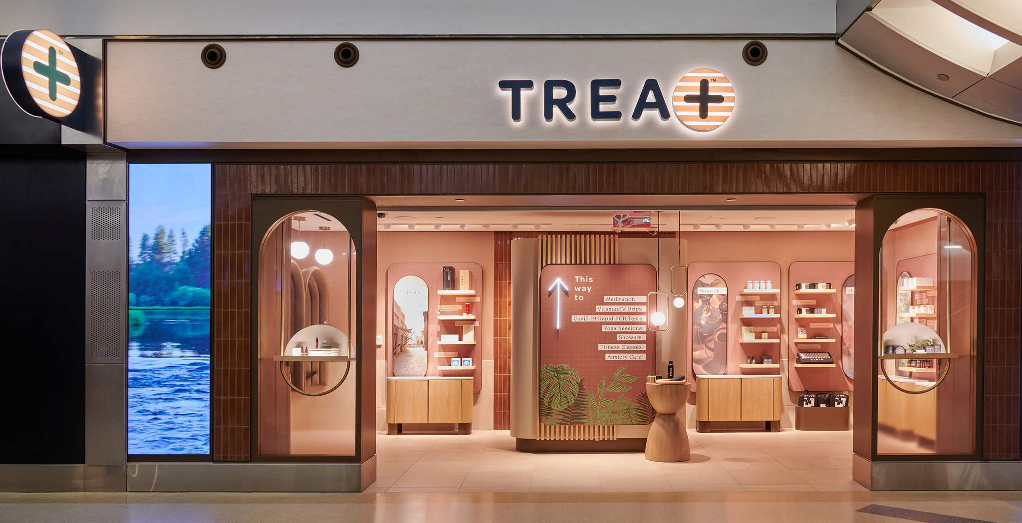 store entrance for treat